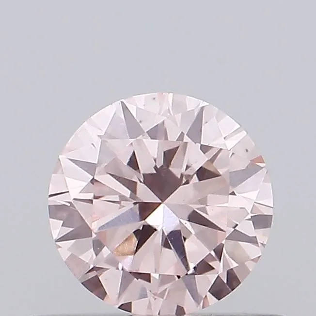 0.51ct ROUND Fancy Intense Pink VS1 Coloured Lab diamond