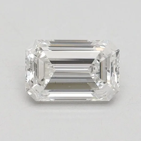 0.68ct EMERALD F VS2 Lab diamond