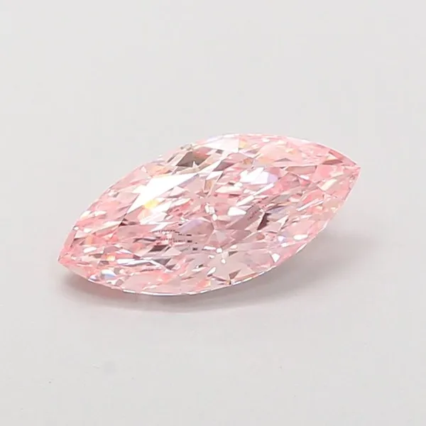 1.05ct MARQUISE Fancy Intense Pink VS1 Coloured Lab diamond