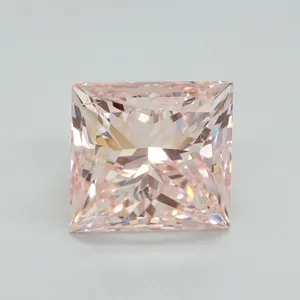4.5ct PRINCESS Fancy Intense Pink VS2 Coloured Lab diamond