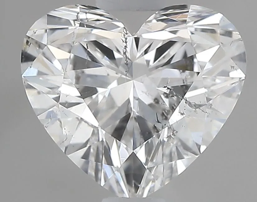 1.04ct HEART F SI2 Natural diamond