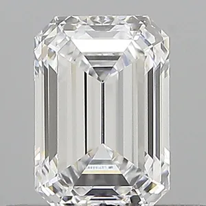 0.56ct EMERALD D IF Lab diamond