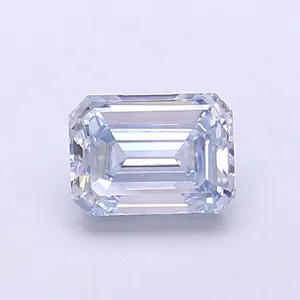 1ct EMERALD Fancy Intense Blue VS1 Coloured Lab diamond