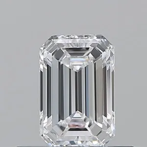 0.5ct EMERALD D VVS1 Natural diamond