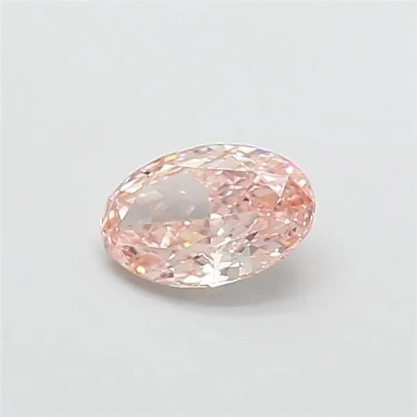 1.09ct OVAL Fancy Intense Pink VS1 Coloured Lab diamond