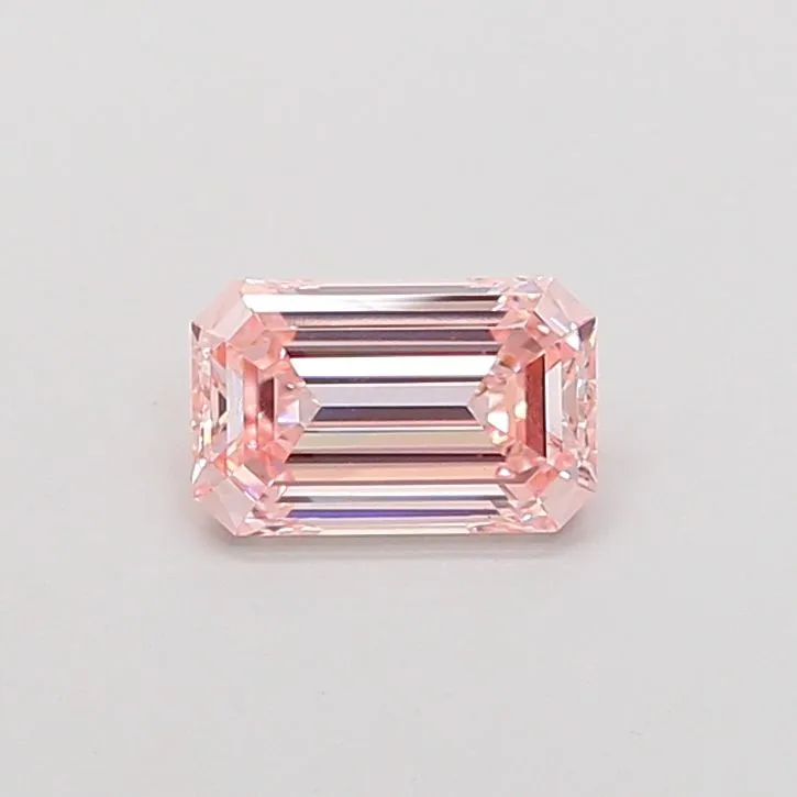 1.08ct EMERALD Fancy Intense Pink VS1 Coloured Lab diamond