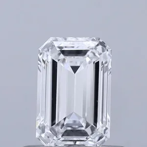 0.63ct EMERALD D IF Lab diamond