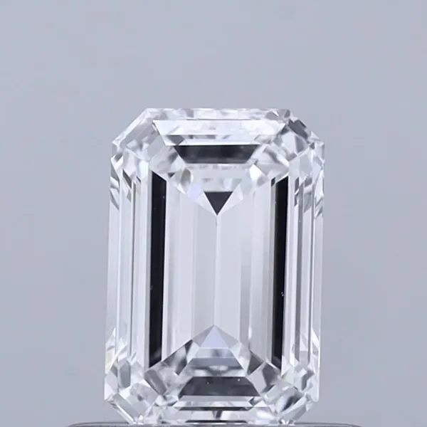 0.63ct EMERALD D IF Lab diamond