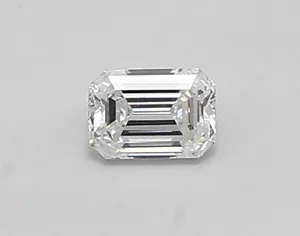 0.37ct EMERALD D VVS1 Lab diamond