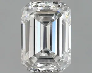 0.73ct EMERALD F VS2 Lab diamond