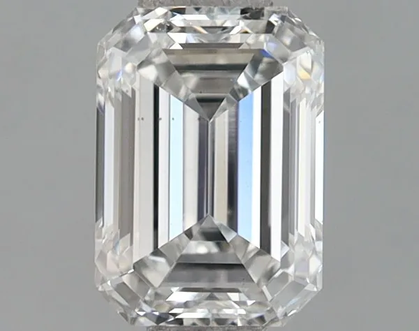 0.73ct EMERALD F VS2 Lab diamond