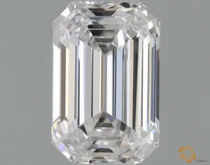 0.51ct EMERALD F VS1 Natural diamond