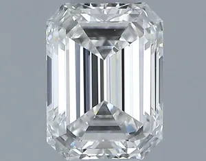0.32ct EMERALD F VVS2 Natural diamond