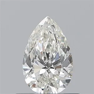 0.58ct PEAR H VVS2 Natural diamond