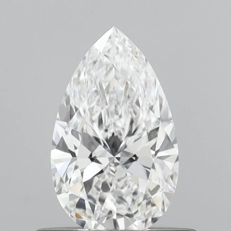 0.57ct PEAR D VVS2 Lab Grown diamond
