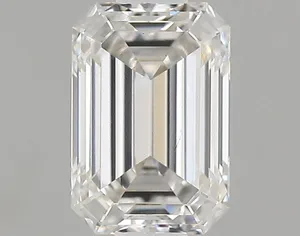 0.73ct EMERALD F VS1 Lab diamond