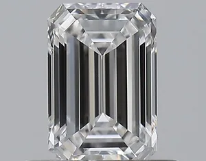 0.53ct EMERALD E VVS2 Natural diamond