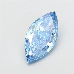 2.43ct MARQUISE Fancy Vivid Blue VS1 Coloured Lab diamond