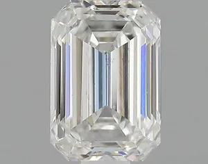 0.73ct EMERALD F VS1 Lab diamond