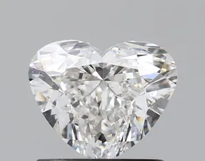 0.9ct HEART F SI1 Natural diamond