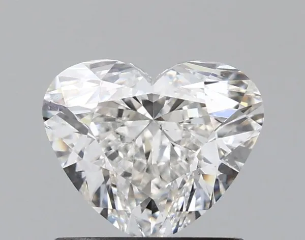 0.9ct HEART F SI1 Natural diamond