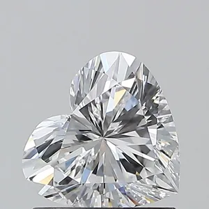 0.9ct HEART D VVS2 Natural diamond