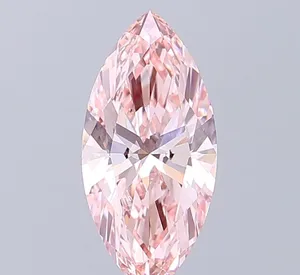 1.8ct MARQUISE Fancy Intense Pink VS1 Coloured Lab diamond