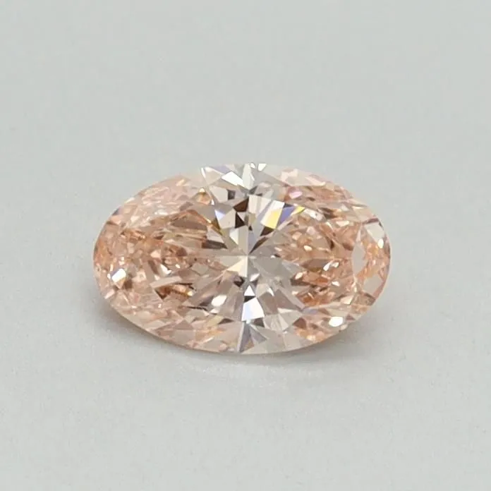 0.31ct OVAL Fancy Intense Pink VS1 Coloured Lab diamond