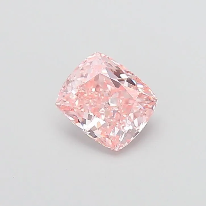 1.34ct CUSHION Fancy Intense Pink VS1 Coloured Lab diamond