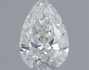 0.4ct PEAR F VVS2 Natural diamond