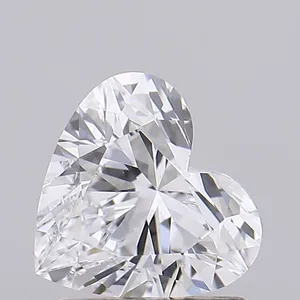 1ct HEART D VVS2 Lab diamond