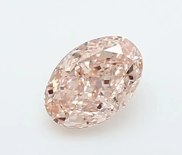 0.96ct OVAL Fancy Pink VS1 Coloured Lab diamond