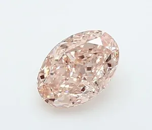 0.96ct OVAL Fancy Pink VS1 Coloured Lab diamond