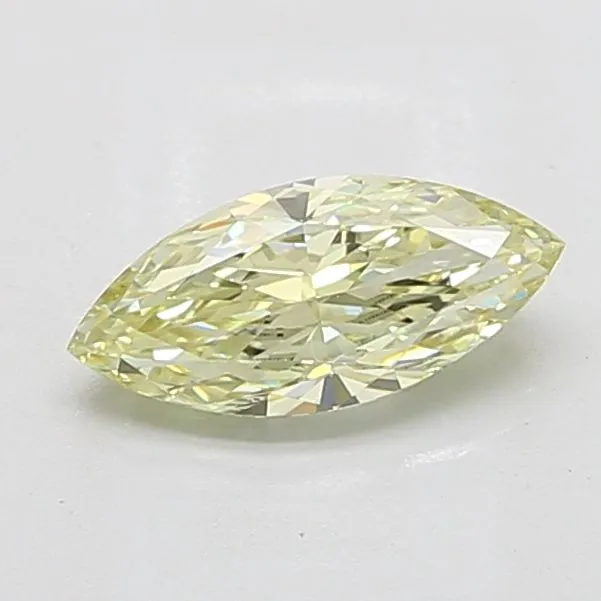 1.52ct MARQUISE Fancy Light Yellow VS1 Coloured Lab diamond