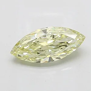 1.52ct MARQUISE Fancy Light Yellow VS1 Coloured Lab diamond