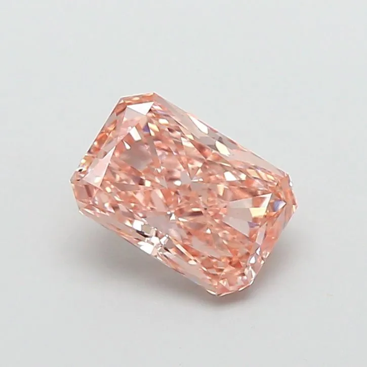 1.05ct RADIANT Fancy Intense Brown Pink VS1 Coloured Lab diamond