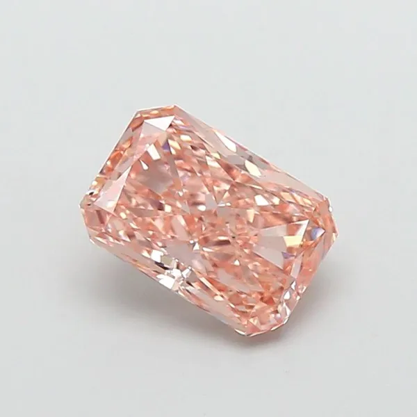 1.05ct RADIANT Fancy Intense Brown Pink VS1 Coloured Lab diamond