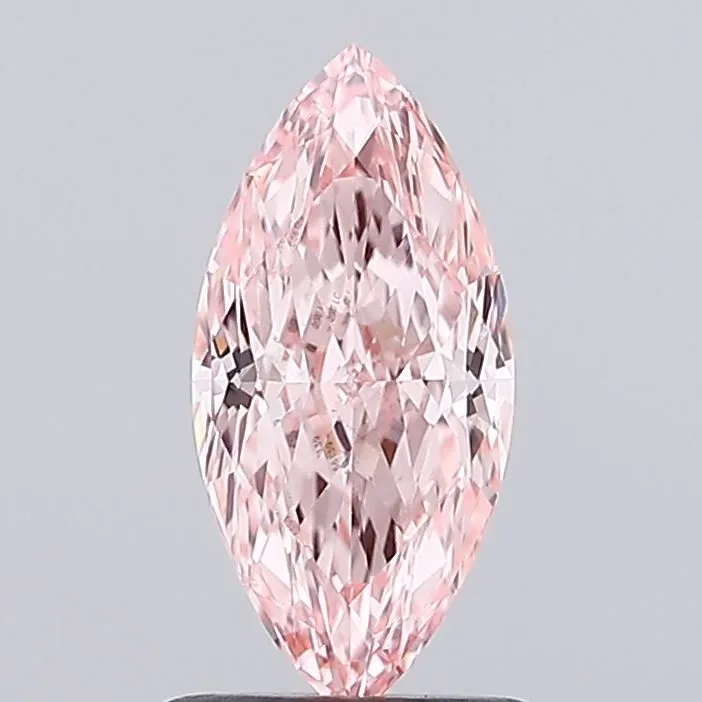 1.11ct MARQUISE Fancy Vivid Pink VS1 Coloured Lab diamond