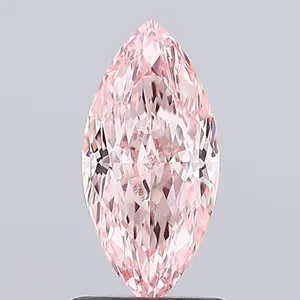 1.11ct MARQUISE Fancy Vivid Pink VS1 Coloured Lab diamond