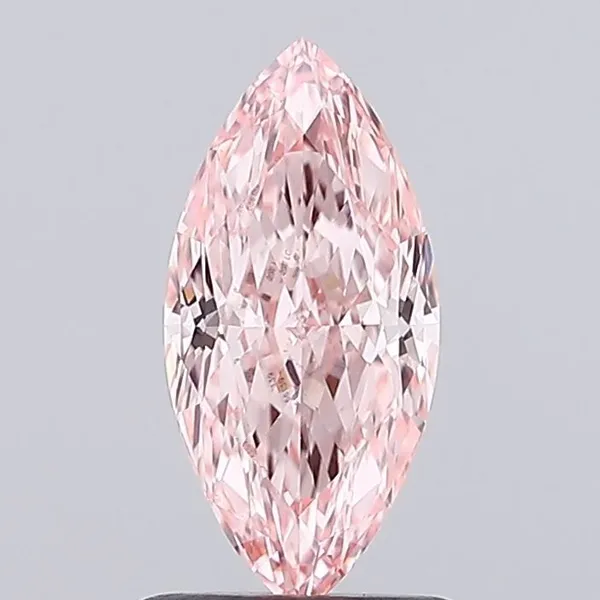 1.11ct MARQUISE Fancy Vivid Pink VS1 Coloured Lab diamond