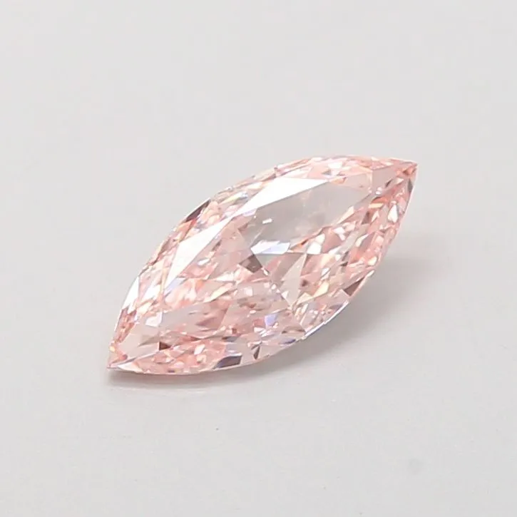 1.00ct MARQUISE Fancy Intense Pink VS2 Coloured Lab diamond