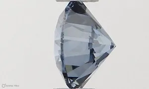 0.35ct ROUND Fancy Vivid Blue VVS2 Coloured Lab diamond