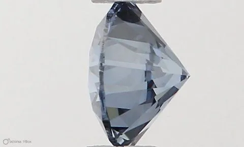0.35ct ROUND Fancy Vivid Blue VVS2 Coloured Lab diamond