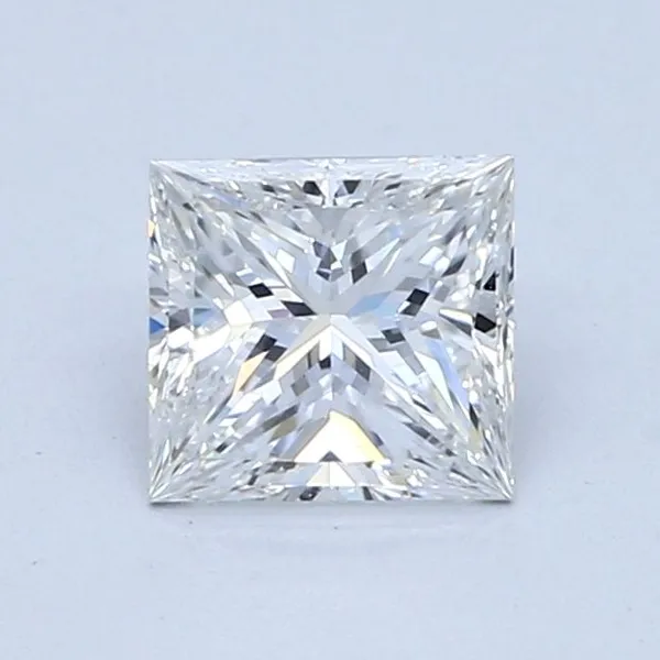 1ct PRINCESS F VS1 Natural diamond
