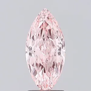 1.09ct MARQUISE Fancy Vivid Pink VVS2 Coloured Lab diamond