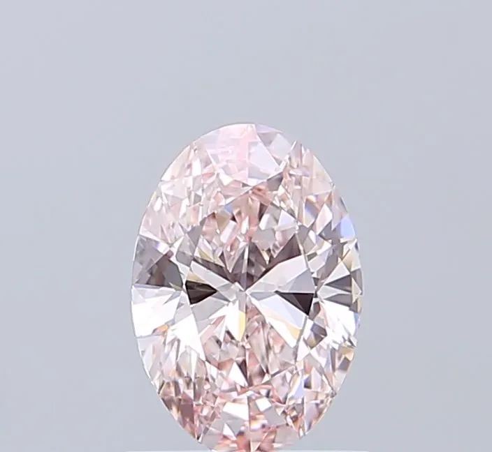 1.01ct OVAL Fancy Pink VS2 Coloured Lab diamond