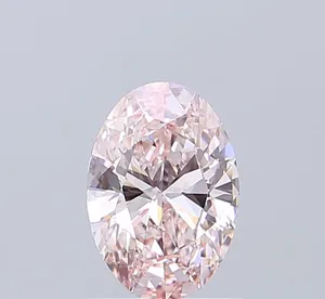 1.01ct OVAL Fancy Pink VS2 Coloured Lab diamond