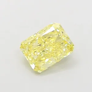 1.12ct RADIANT Fancy Intense Yellow VS1 Coloured Lab diamond