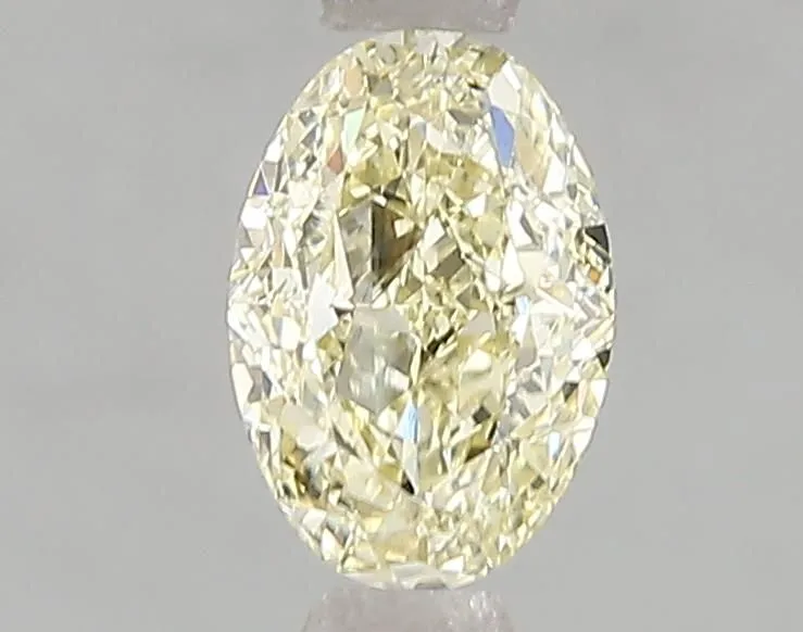 1.01ct OVAL Fancy Intense Yellow VS2 Coloured Lab diamond