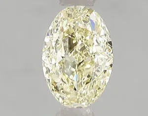1.01ct OVAL Fancy Intense Yellow VS2 Coloured Lab diamond